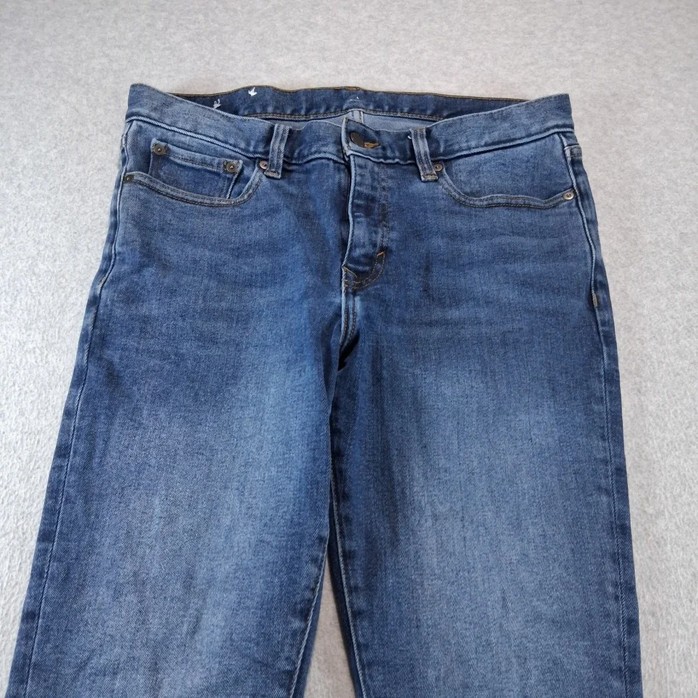 Banana Republic Skinny Leg Jeans Mens 33x32 Medium Wash Stretch Washwell Denim